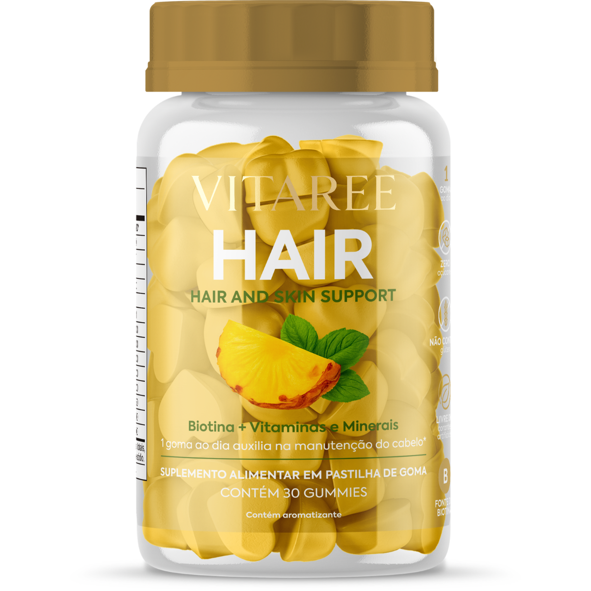 Vitaree Hair – Suporte para Cabelos, Pele e Unha