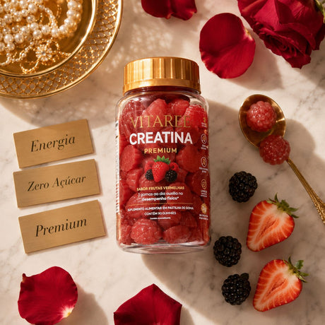 Vitaree Creatina Premium · Frutas Vermelhas