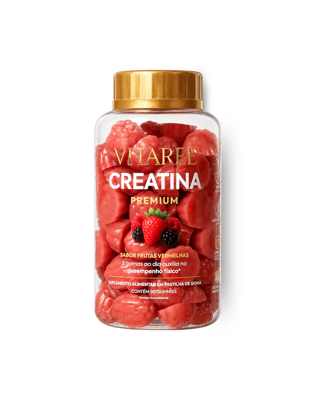 Vitaree Creatina Premium · Frutas Vermelhas