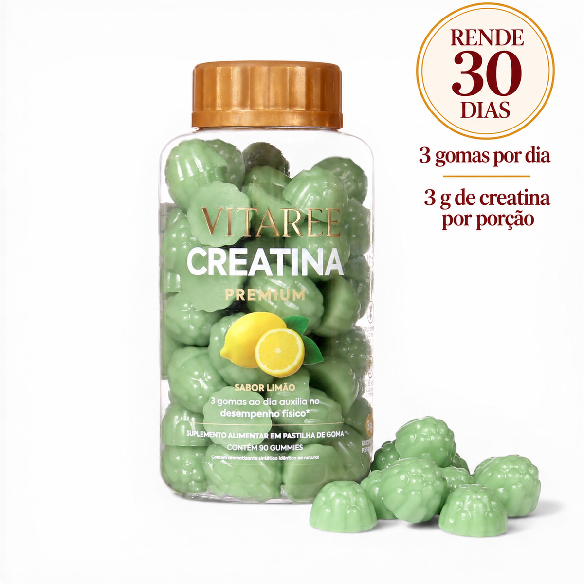 Vitaree Creatina Premium · Limão Siciliano