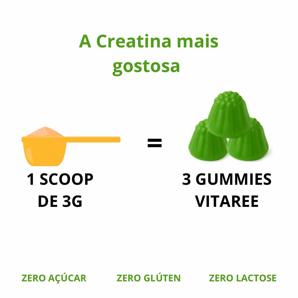 💥 Kit Creatina Vitaree – Leve 3, Pague 2 (1 Grátis)