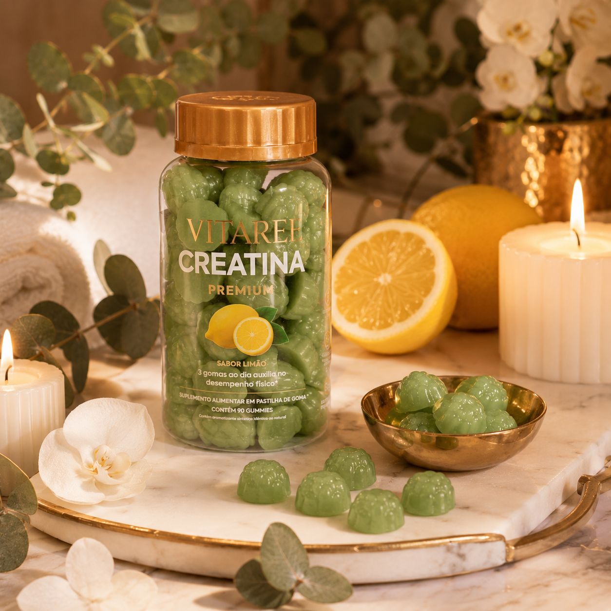 Vitaree Creatina Premium · Limão Siciliano