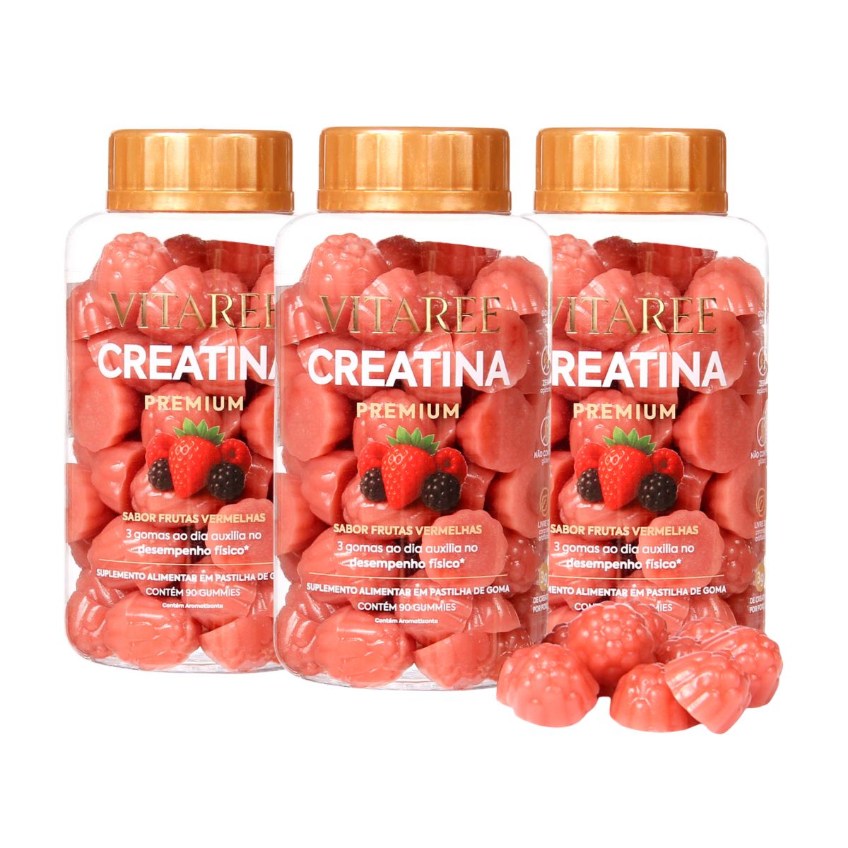 Creatina Monohidratada - Frutas Vermelhas