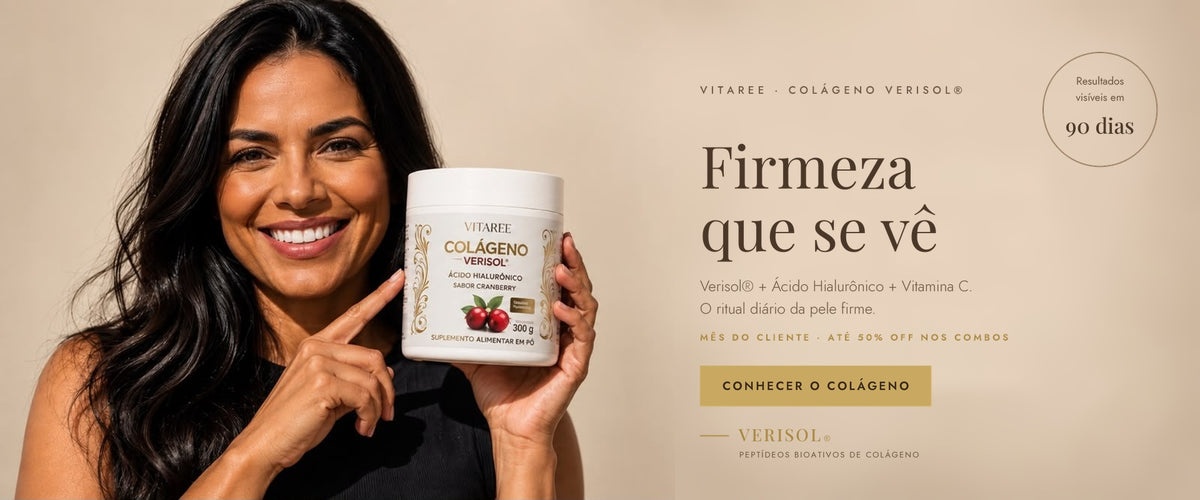 Colágeno Verisol Vitaree - Firmeza que se vê